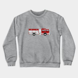 Red Fire Engine Crewneck Sweatshirt